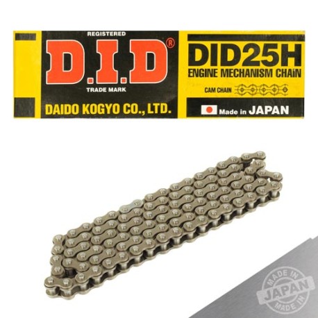Cadena de ditribucion para motocicleta 25H X 84 DID C-90