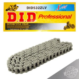 Cadena para motocicleta 532 ZLV x 122 DID X-ring