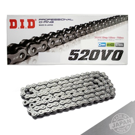 Cadena para motocicleta 520 VO x 116 DID O-ring