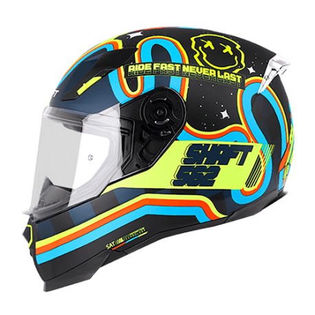 Casco para motociclista integral Shaft SH562 Moon negro
