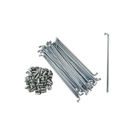 Rayos para motocicleta 9G x 217mm con niple (3.