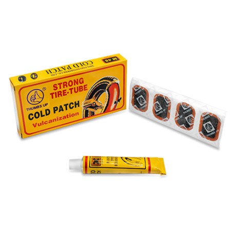 Caja de 48 parches para reparar camaras medianos de 24x33mm con
