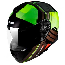 Casco abatible para motocicleta Axxis Gecko Epic/B3 Amarillo