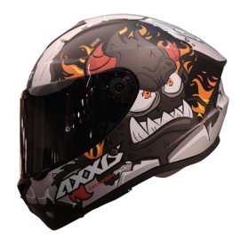 Casco integral para motocicleta Axxis Draken Baker Negro Matte