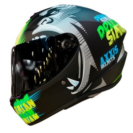Casco Integral para motocicleta Axxis Draken Simian B3 Fluor