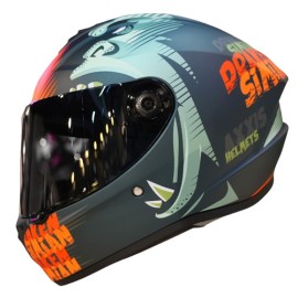 Casco Integral para motocicleta Axxis Draken Simian B4 Fluor