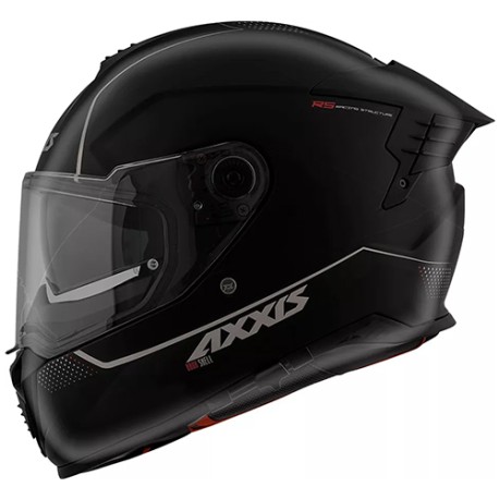 Casco integral para motociclista Hawk Solid negro matte talla L