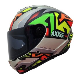 Casco para motociclista integral Draken Jolly gris matte talla