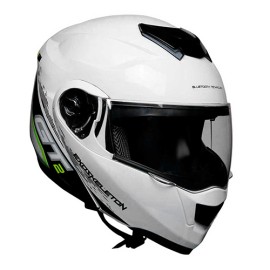 Casco para motociclista abatible con bluetooth Ventec