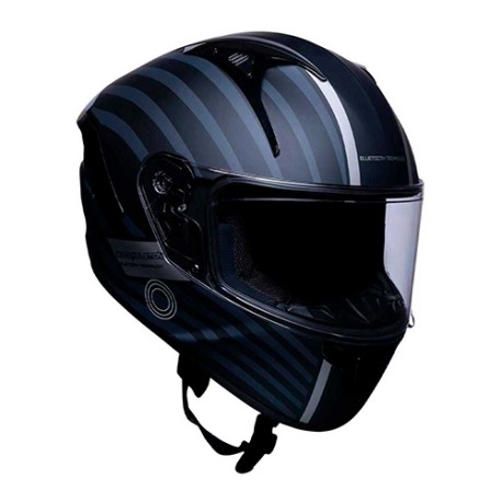 Casco para motociclista cerrado con Bluetooth Ventec