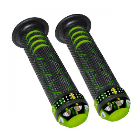 Puños punta aluminio diamante PCR antiderrapante verde S/Tubo