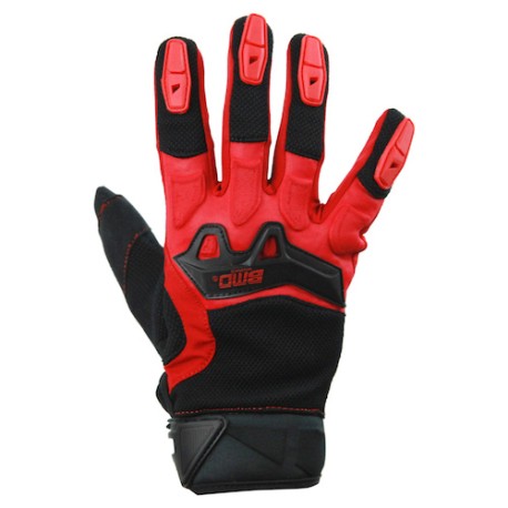 Guantes motocicleta BMD textil completo MS-2018-03 XL rojo